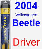 Driver Wiper Blade for 2004 Volkswagen Beetle - Assurance