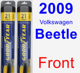 Front Wiper Blade Pack for 2009 Volkswagen Beetle - Assurance