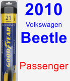 Passenger Wiper Blade for 2010 Volkswagen Beetle - Assurance