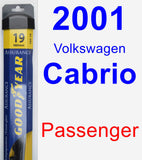 Passenger Wiper Blade for 2001 Volkswagen Cabrio - Assurance