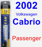 Passenger Wiper Blade for 2002 Volkswagen Cabrio - Assurance