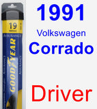 Driver Wiper Blade for 1991 Volkswagen Corrado - Assurance