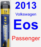 Passenger Wiper Blade for 2013 Volkswagen Eos - Assurance