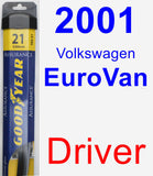 Driver Wiper Blade for 2001 Volkswagen EuroVan - Assurance