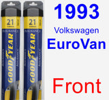 Front Wiper Blade Pack for 1993 Volkswagen EuroVan - Assurance