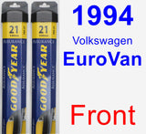Front Wiper Blade Pack for 1994 Volkswagen EuroVan - Assurance