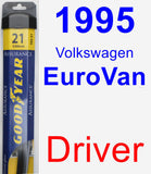 Driver Wiper Blade for 1995 Volkswagen EuroVan - Assurance