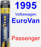 Passenger Wiper Blade for 1995 Volkswagen EuroVan - Assurance