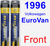 Front Wiper Blade Pack for 1996 Volkswagen EuroVan - Assurance