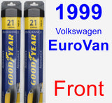 Front Wiper Blade Pack for 1999 Volkswagen EuroVan - Assurance