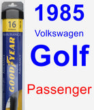 Passenger Wiper Blade for 1985 Volkswagen Golf - Assurance