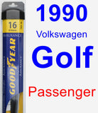 Passenger Wiper Blade for 1990 Volkswagen Golf - Assurance
