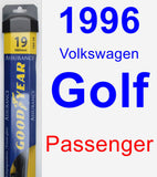 Passenger Wiper Blade for 1996 Volkswagen Golf - Assurance