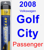 Passenger Wiper Blade for 2008 Volkswagen Golf City - Assurance