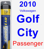 Passenger Wiper Blade for 2010 Volkswagen Golf City - Assurance