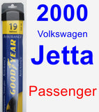 Passenger Wiper Blade for 2000 Volkswagen Jetta - Assurance