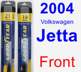 Front Wiper Blade Pack for 2004 Volkswagen Jetta - Assurance