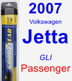 Passenger Wiper Blade for 2007 Volkswagen Jetta - Assurance