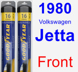 Front Wiper Blade Pack for 1980 Volkswagen Jetta - Assurance