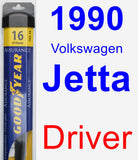 Driver Wiper Blade for 1990 Volkswagen Jetta - Assurance