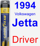 Driver Wiper Blade for 1994 Volkswagen Jetta - Assurance