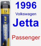 Passenger Wiper Blade for 1996 Volkswagen Jetta - Assurance