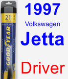 Driver Wiper Blade for 1997 Volkswagen Jetta - Assurance