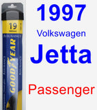 Passenger Wiper Blade for 1997 Volkswagen Jetta - Assurance