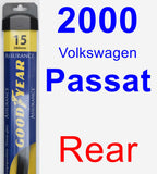 Rear Wiper Blade for 2000 Volkswagen Passat - Assurance