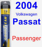 Passenger Wiper Blade for 2004 Volkswagen Passat - Assurance