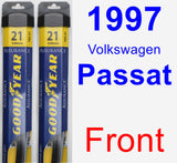 Front Wiper Blade Pack for 1997 Volkswagen Passat - Assurance