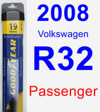 Passenger Wiper Blade for 2008 Volkswagen R32 - Assurance