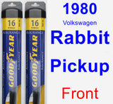 Front Wiper Blade Pack for 1980 Volkswagen Rabbit Pickup - Assurance