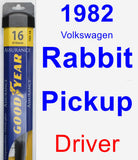 Driver Wiper Blade for 1982 Volkswagen Rabbit Pickup - Assurance