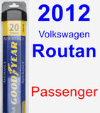 Passenger Wiper Blade for 2012 Volkswagen Routan - Assurance