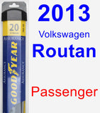 Passenger Wiper Blade for 2013 Volkswagen Routan - Assurance