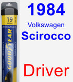 Driver Wiper Blade for 1984 Volkswagen Scirocco - Assurance