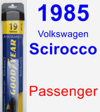 Passenger Wiper Blade for 1985 Volkswagen Scirocco - Assurance