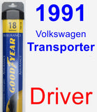 Driver Wiper Blade for 1991 Volkswagen Transporter - Assurance