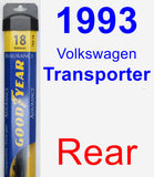 Rear Wiper Blade for 1993 Volkswagen Transporter - Assurance
