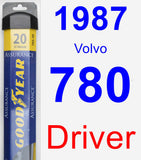 Driver Wiper Blade for 1987 Volvo 780 - Assurance