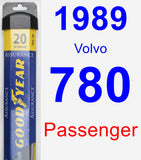 Passenger Wiper Blade for 1989 Volvo 780 - Assurance