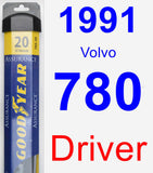 Driver Wiper Blade for 1991 Volvo 780 - Assurance