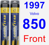 Front Wiper Blade Pack for 1997 Volvo 850 - Assurance