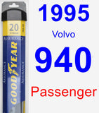 Passenger Wiper Blade for 1995 Volvo 940 - Assurance
