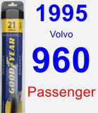 Passenger Wiper Blade for 1995 Volvo 960 - Assurance
