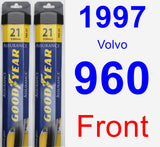 Front Wiper Blade Pack for 1997 Volvo 960 - Assurance
