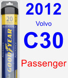 Passenger Wiper Blade for 2012 Volvo C30 - Assurance