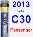 Passenger Wiper Blade for 2013 Volvo C30 - Assurance