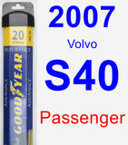 Passenger Wiper Blade for 2007 Volvo S40 - Assurance